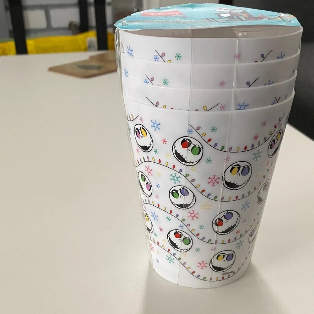 Disney The Nightmare Before Christmas 16 oz Cups - Teal and Black